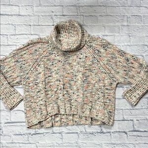 moon & madison Speckled Knit Turtleneck Sweater SUPER SOFT